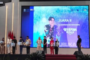 Mahasiswa UBSI Kampus Purwokerto raih juara 2 dangdut putra di ajang Peksimida Jawa Tengah 2026