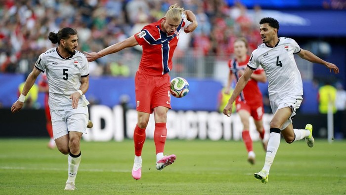 Haaland Menggila! Cetak Dua Gol, Norwegia Hajar Irak 4-1 di Piala Dunia 2026
